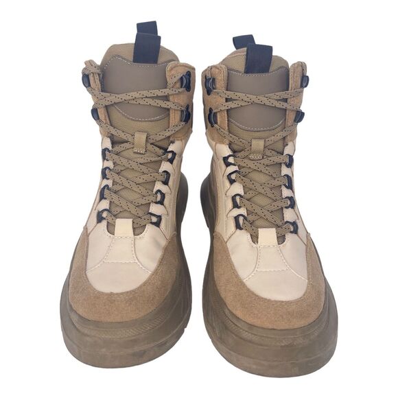 Zara Women’s Laced Ankle Boot Size 7.5 EU 38 - Picture 4 of 6